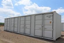 New 2024 40' High Cube Shipping Container with 4 Side Open Doors