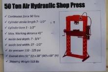 New 50 Ton Hydraulic Shop Press*