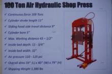 New 100 Ton Hydraulic Shop Press*