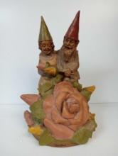 1988 TOM CLARK GNOME, JP AND VIOLET, SIGNED , CAIRN STUDIOS