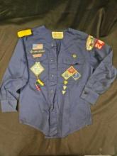 Vintage boy scouts, Cub scouts, Webelows Boys shirt