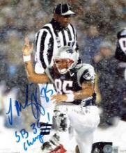 Jermaine Wiggins New England Patriots Autographed Photo Beckett Hologram