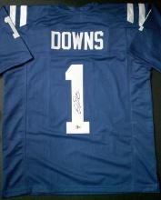 Josh Downs Indianapolis Colts Autographed Custom Football Jersey Beckett Hologram