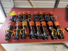 LOT CONSISTING OF (16) CHIEF 4000-22 ELKHART BRASS FIRE HOSE NOZZLES