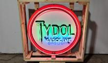Original TYDOL Gasoline Porcelain Neon Sign