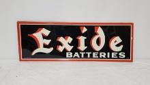 Original Exide Tin Sign