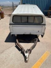 PICKUP BED TRAILER WITH 75 GALLON ALUMINUM FUEL TANK, METER & PUMP (NO TITLE)
