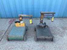PLATFORM SCALES WITH WEIGHTS