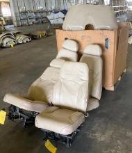 CESSNA TURBO 182T SEATS & INTERIOR (REMOVED FROM CRASH DAMAGED AIRCRAFT)