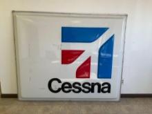 CESSNA SINGLE SIDED PLASTIC SIGN 5'X6' (PACKING NOT AVAILABLE)