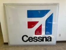 CESSNA SINGLE SIDED PLASTIC SIGN 5'X6' (NO FRAME/PACKING NOT AVAILABLE)