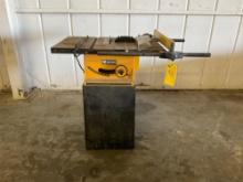 ROCKWELL TABLE SAW (POWERS ON)
