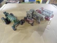 Fordson On Steel & 3 Decorative Tractors