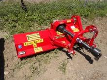 Delmorino Funny Top 132 3pt Flail Mower For Compact Tractor, Mechanical Sid