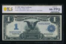 1899 $1 Black Eagle Silver Certificate PCGS 66PPQ