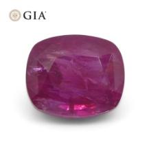 Natural Unheated Untreated 3 Ct GIA Certified Ruby