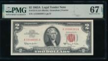 1963A $2 Legal Tender Note PMG 67EPQ