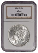 1904-O $1 Morgan Silver Dollar NGC MS64