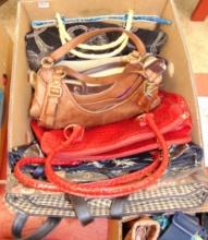 Variety of Designer Handbags. Including Leather Vera Bradley.