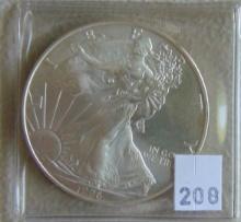 1996 Silver Eagle MS (key date, toned).