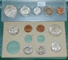 1946 U.S. AU-UNC. Set. 1954 U.S. UNC. Coins