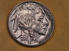 Choice Brilliant Uncirculated 1937 Buffalo Nickel