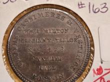 Scarce 1830-34 Hard Times Token in About Uncirculated