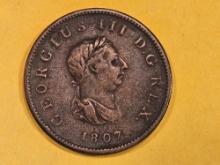 1807 England penny