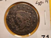 1824 Coronet Head Large Cent