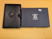 1984 UK Proof Set and 1985 silver Proof Canada coin set