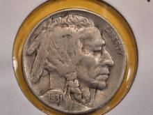 Semi-Key 1931-S Buffalo Nickel
