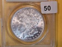 OGH! PCGS 1885 Morgan Dollar in Mint State 62