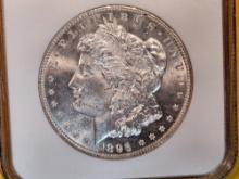 * NGC 1896 Morgan Dollar in Mint State 64