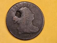 1807 Draped Bust Half Cent