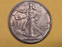 * Semi-Key 1917-S Reverse Mint Mark Walking Liberty Half Dollar