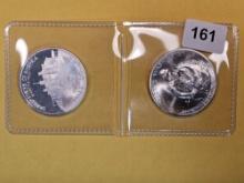 GEM BU and GEM Proof silver 1982 Commemorative Half Dollars