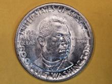 Very Choice Brilliant Uncirculated 1951 Booker T Washington Commemorative Half Dollar