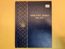 Near Complete Mercury Silver Dime Collection