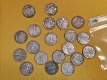 Twenty Walking Liberty Half Dollars