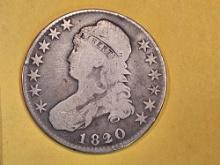 1820/19 Capped Bust Half Dollar
