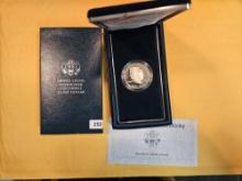 1990 Eisenhower Proof Deep Cameo Commemorative Silver Dollar