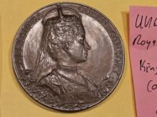 * Beautiful, GEM UNCIRCULATED 1902 Royal Mint Medal