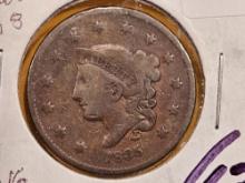 Better Variety! 1835 Large Cent in Very Good