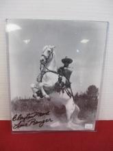The Lone Ranger Clayton Moore Autographed 8"X10" Photos