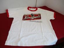 Golden New With Tags Leinenkugel's w/ Native American Graphic T-Shirt