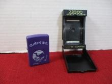 1993 Zippo Purple Camel Advertising Lighter