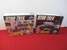 ERTL AMT Star Trek Model Kits-Sealed Pair