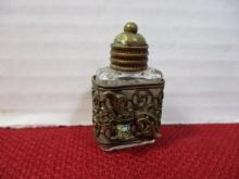 Western Germany Ornate Decorated and Embellished Perfume' Bottle