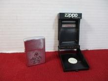 Zippo Lexington Fire Protection Advertising Lighter with Case