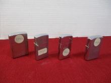 1960's Mixed Zippo Lighters-Lot of 4